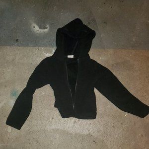 Crazy 8 Black Cat Hooded Sweat Top - Kids 7-8